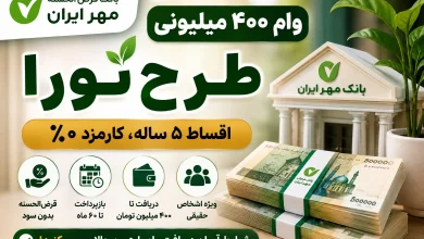 وام طرح نورا بانک مهر